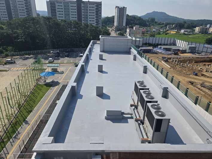 스카이 플렉스 옥상 방수 시공 이미지